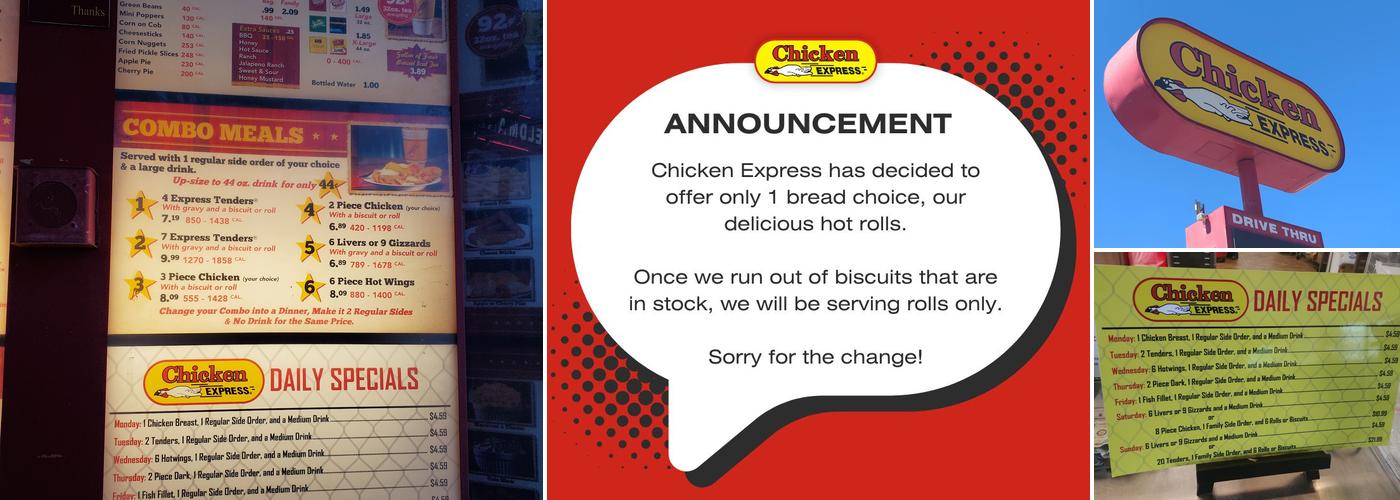Chicken Express Menu