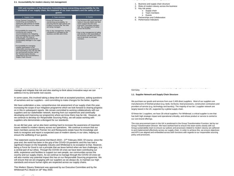 Premier Inn Edinburgh A1 (Musselburgh) hotel Menu