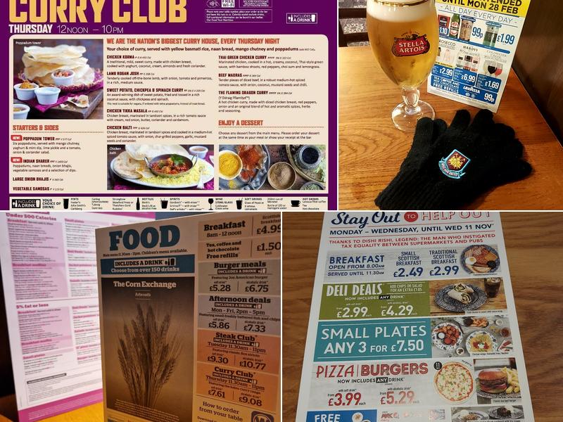 The Corn Exchange - JD Wetherspoon Menu