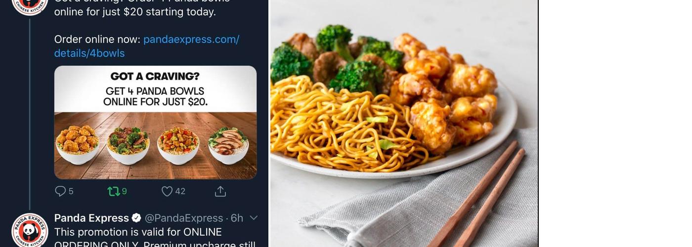 Panda Express Menu