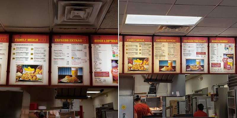 Chicken Express Menu