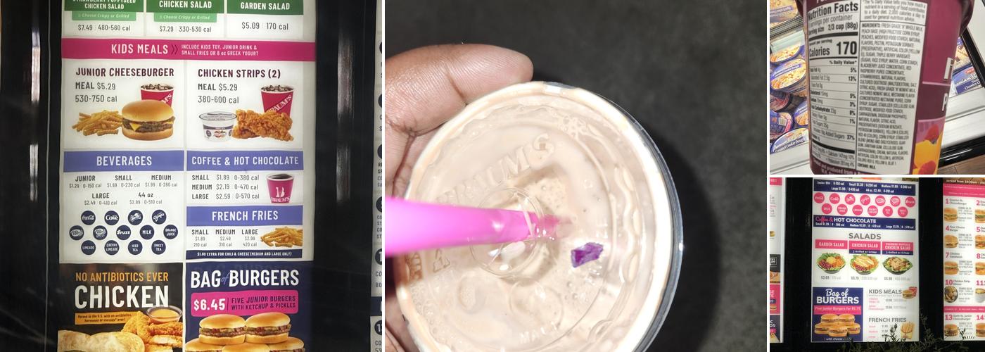 Braum's Ice Cream & Dairy Store Menu