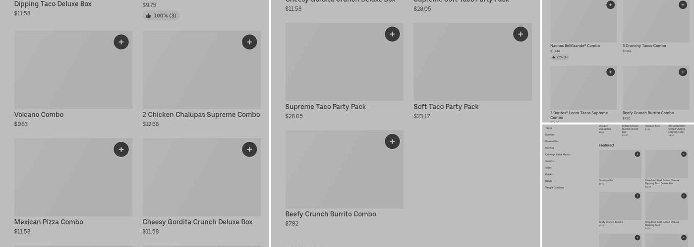Taco Bell Menu