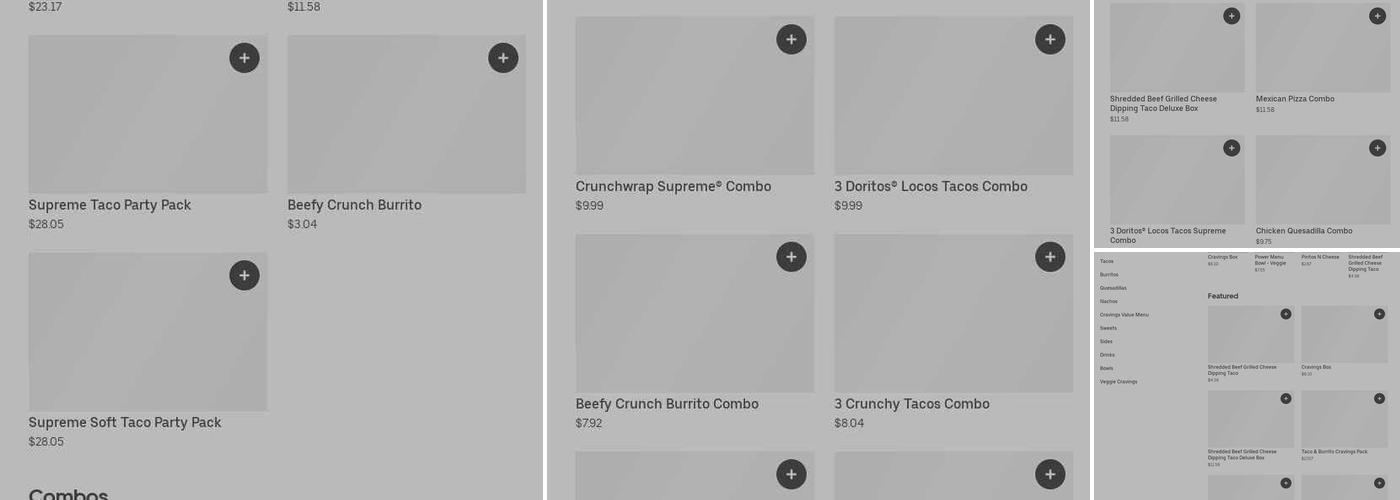 Taco Bell Menu
