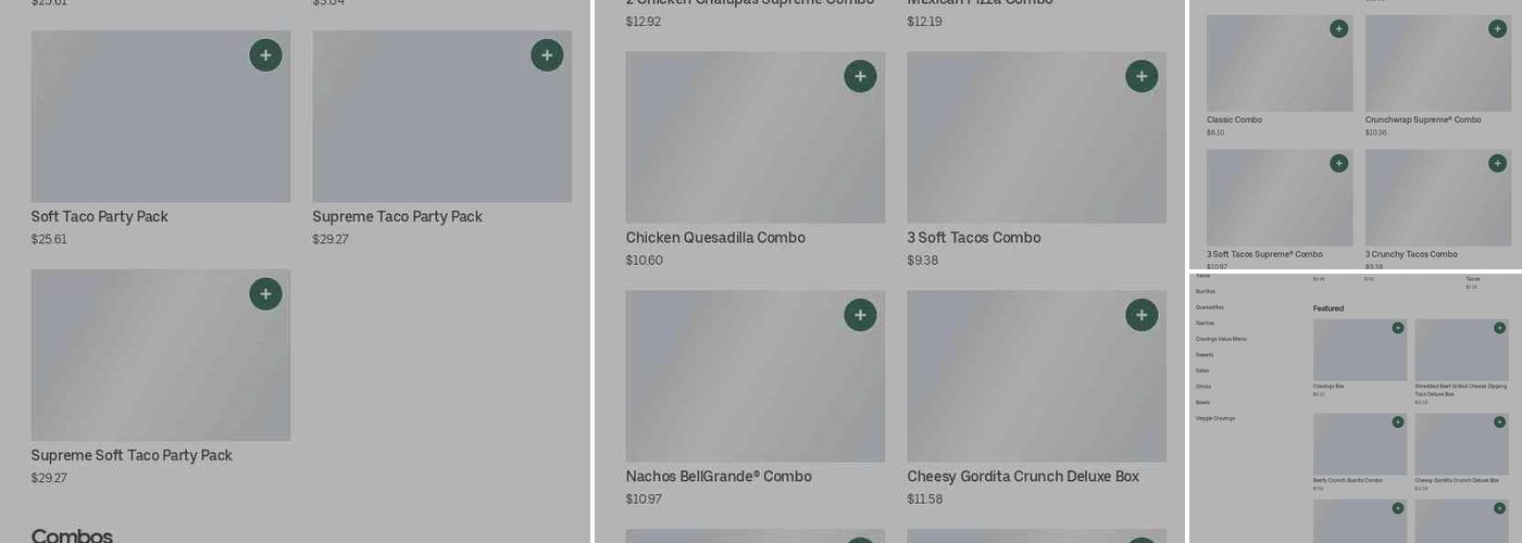 Taco Bell Menu