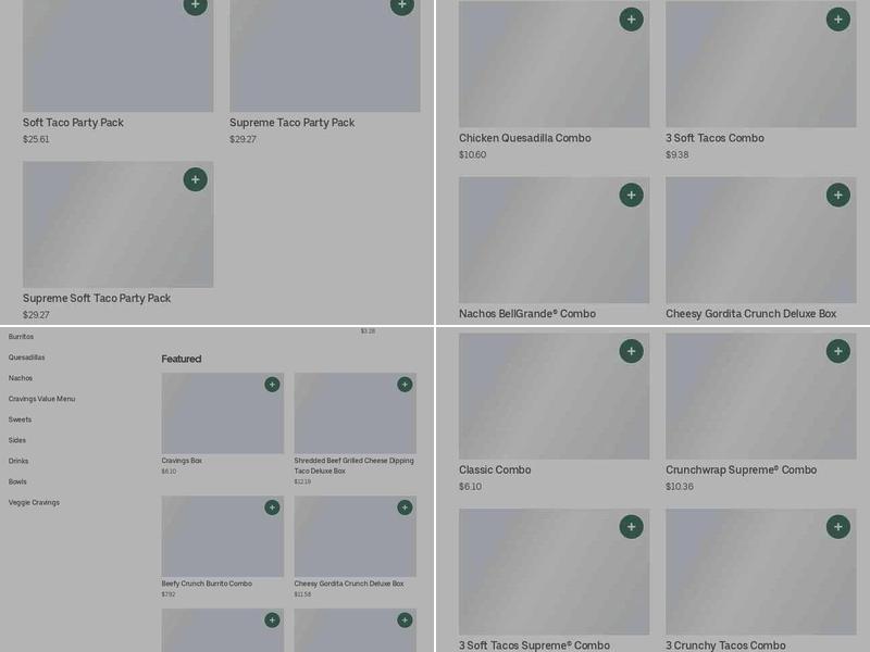 Taco Bell Menu