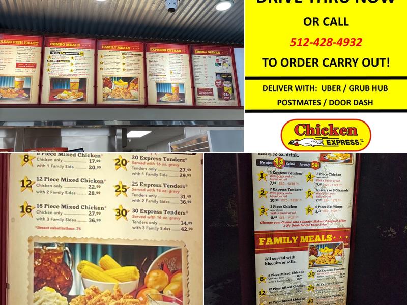Chicken Express Menu