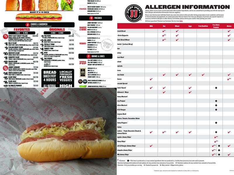 Jimmy John's Menu