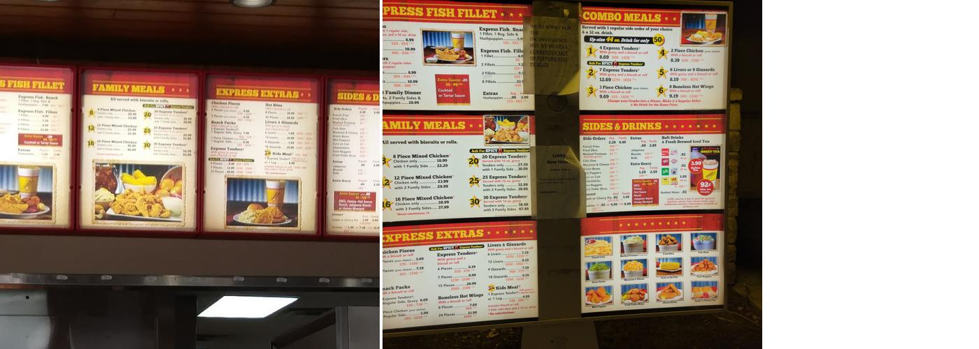 Chicken Express Menu
