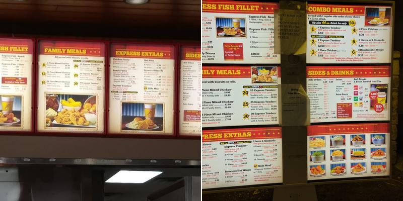 Chicken Express Menu