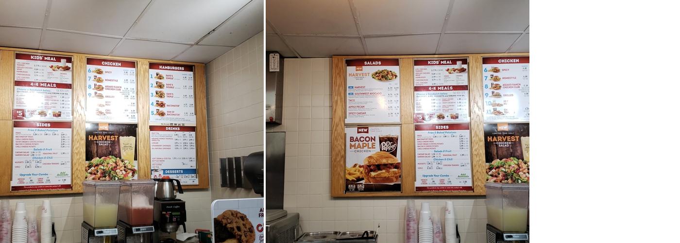 Wendy's Menu