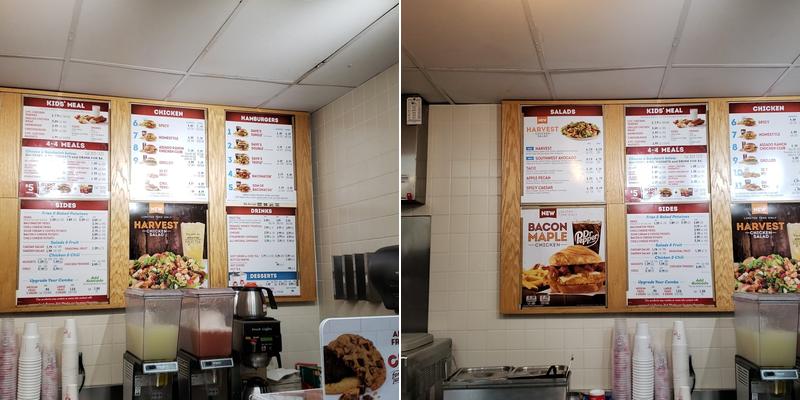 Wendy's Menu