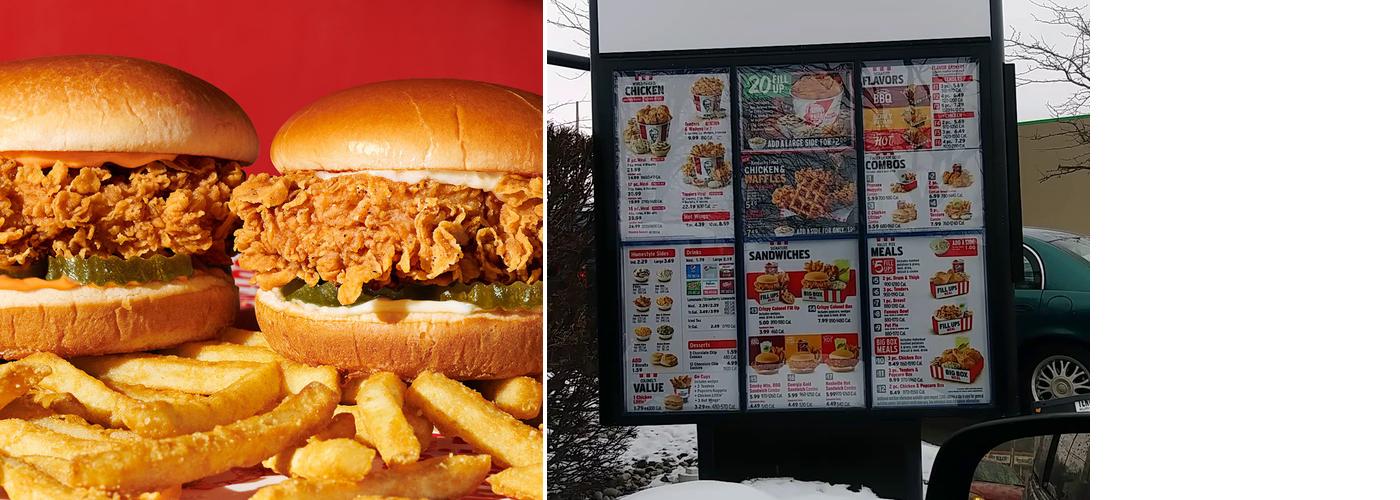 KFC Menu