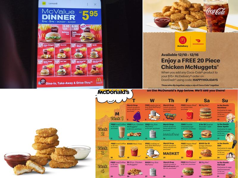 McDonald's Menu