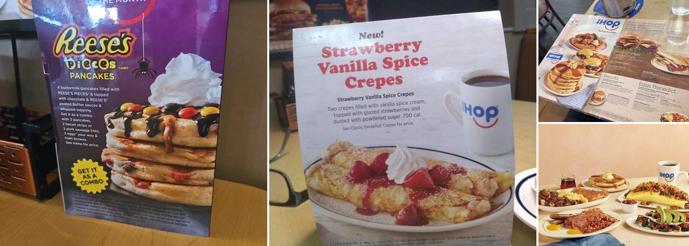 IHOP Menu