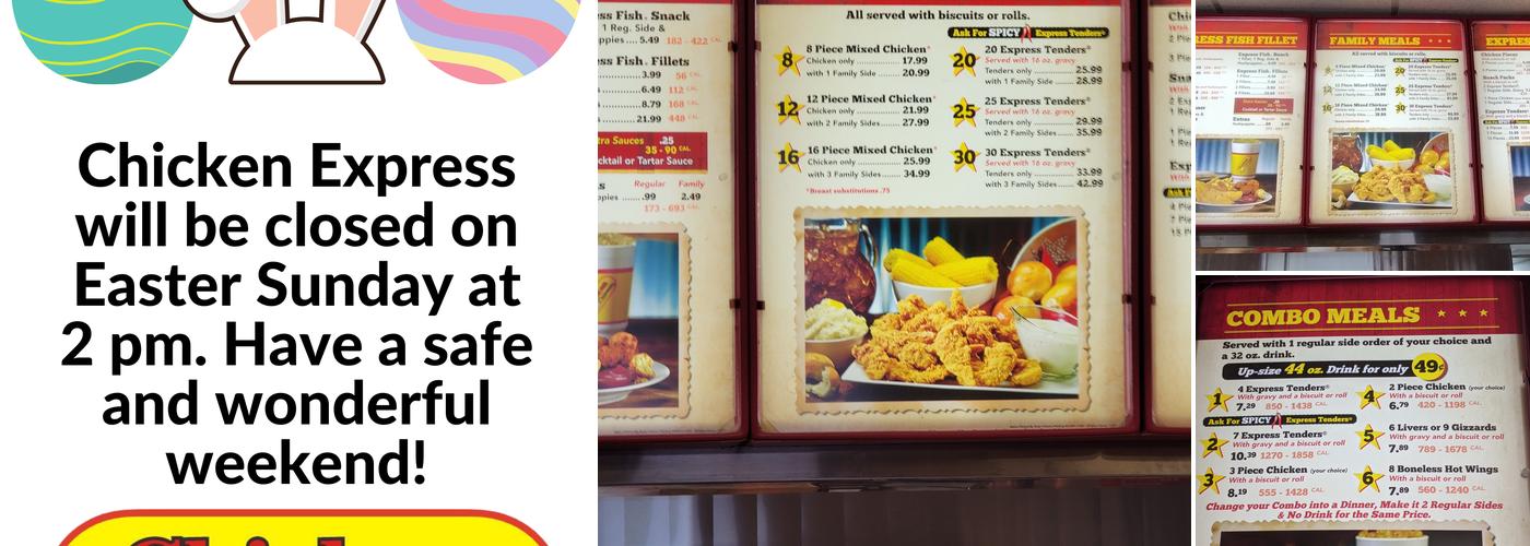 Chicken Express Menu