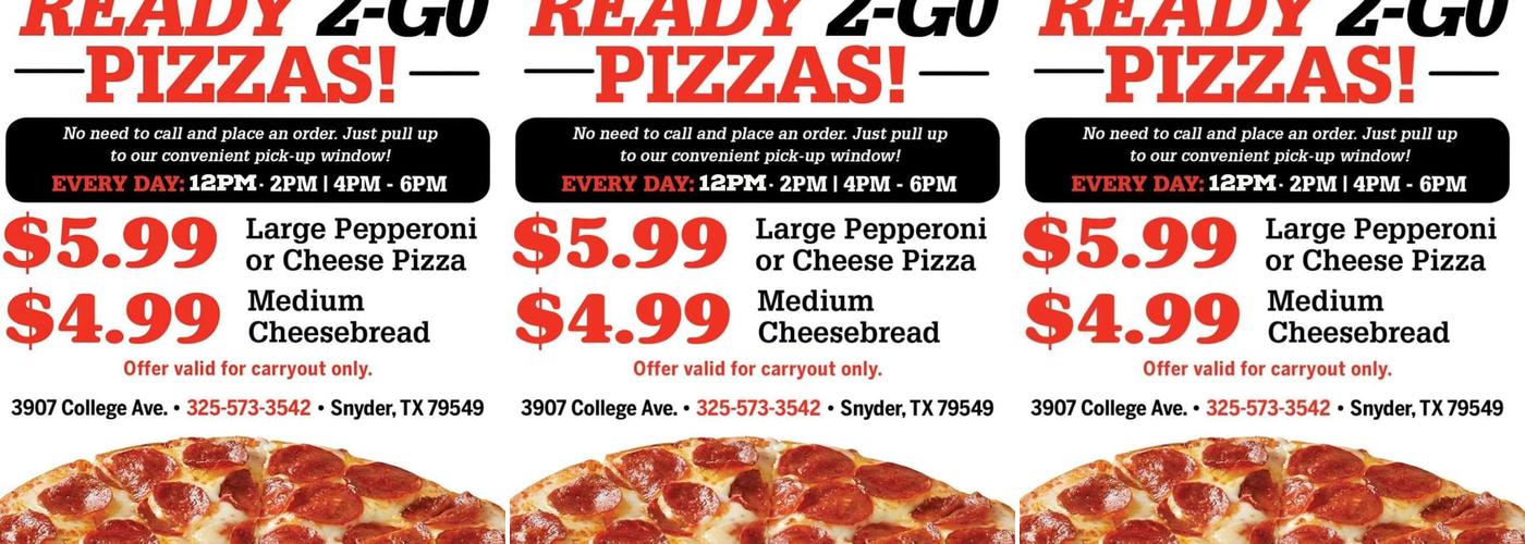 Pizza Inn Menu