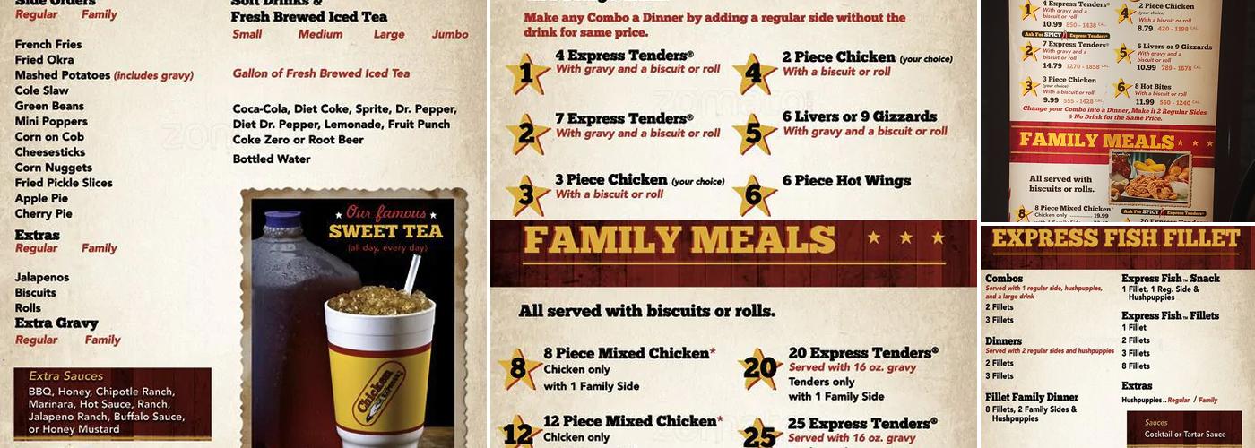 Chicken Express Menu