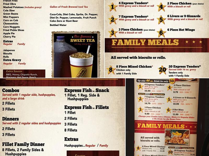 Chicken Express Menu