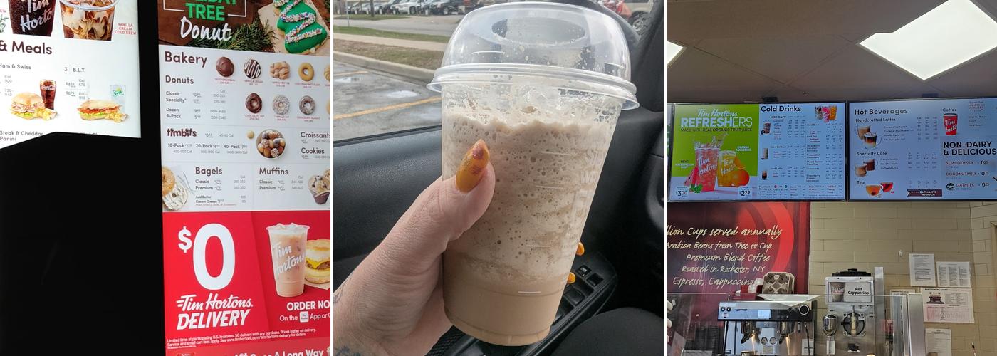 Tim Hortons Menu