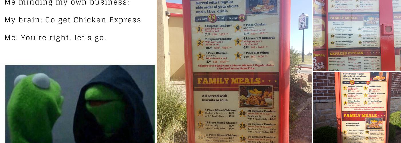 Chicken Express Menu