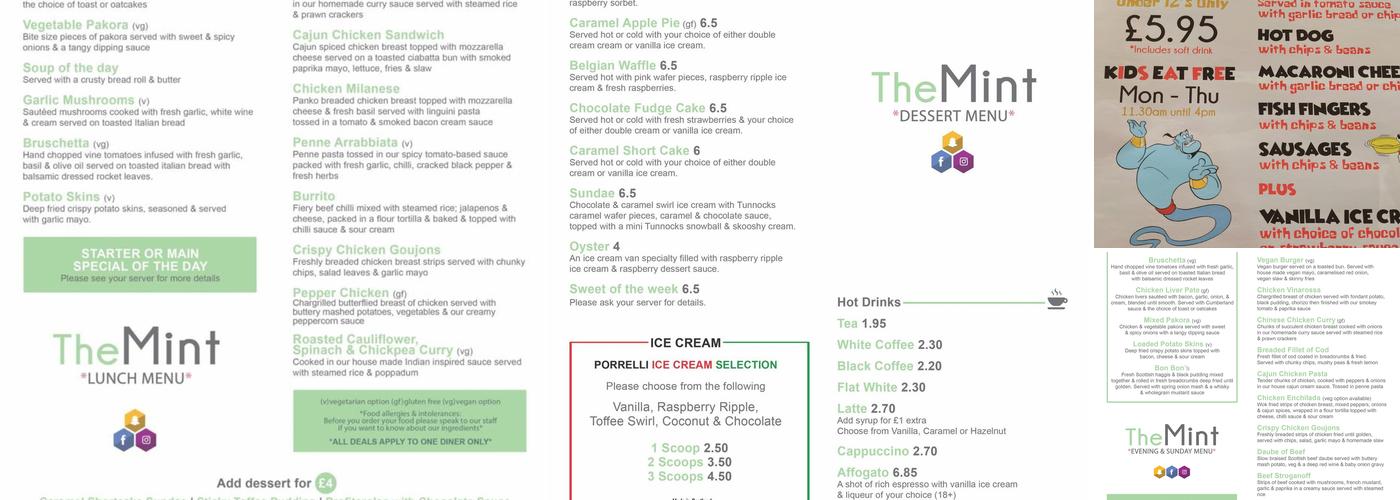 The Mint Menu