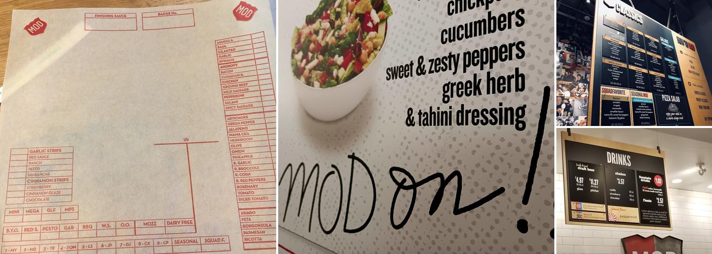 MOD Pizza Menu