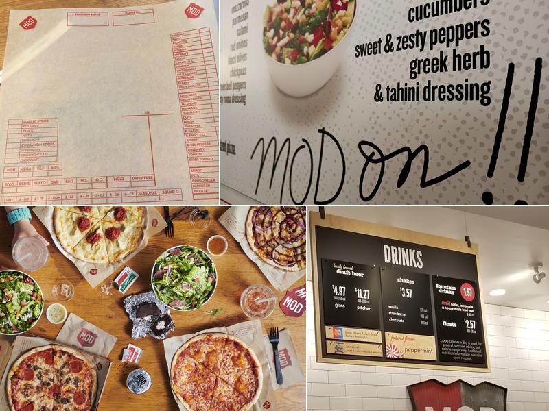 MOD Pizza Menu