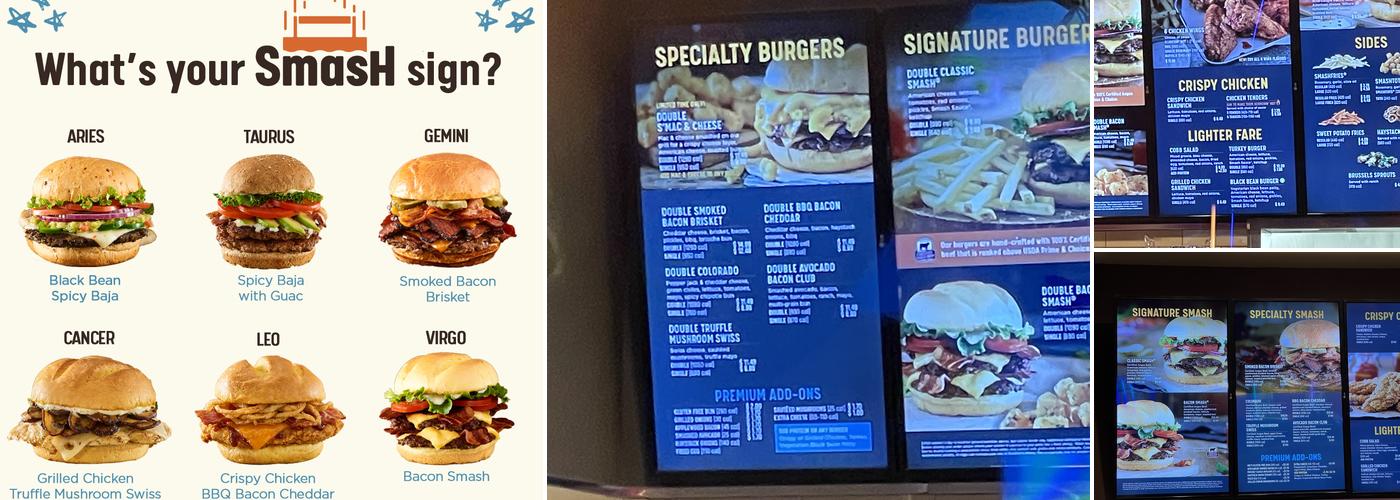 Smashburger Menu