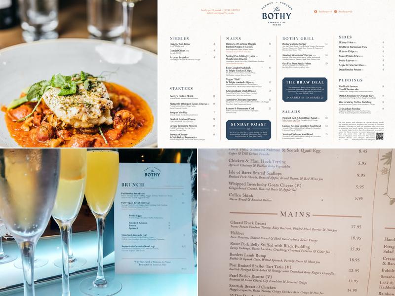 Bothy Perth Menu