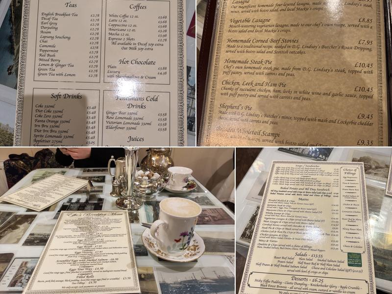 Effies of Perth Menu