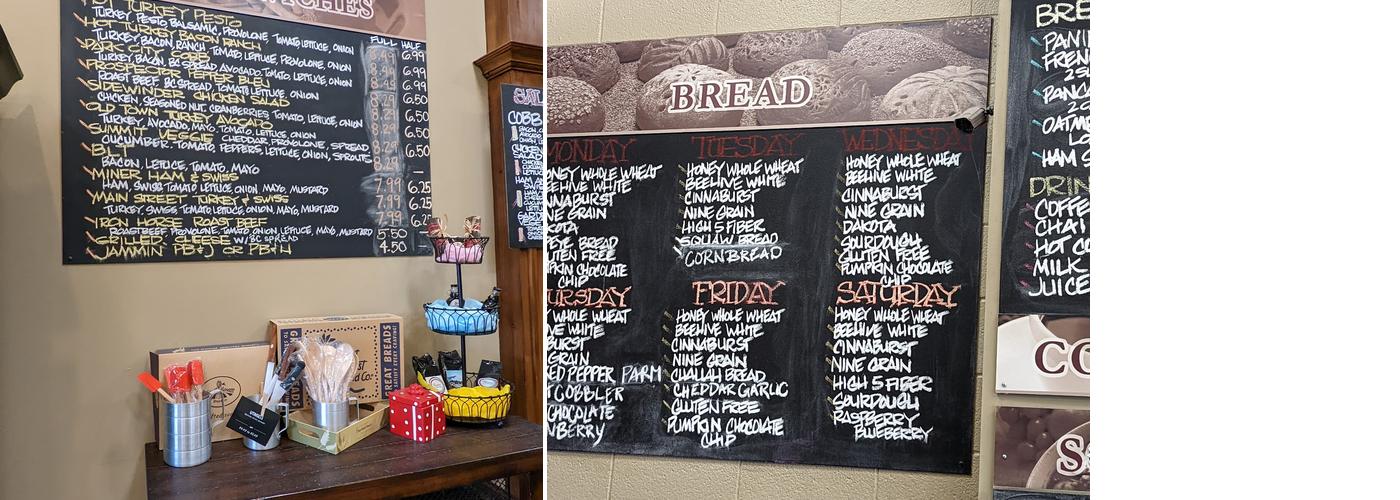 Great Harvest Bread Co. Menu