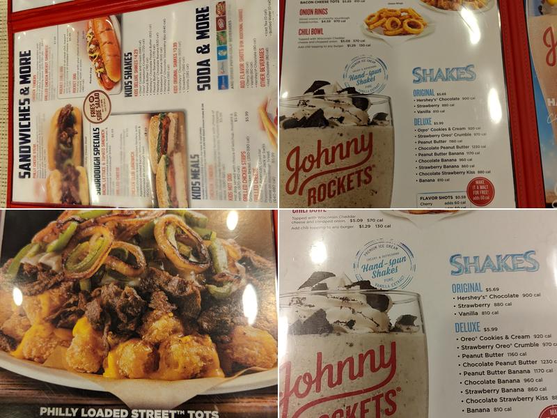 Johnny Rockets Menu