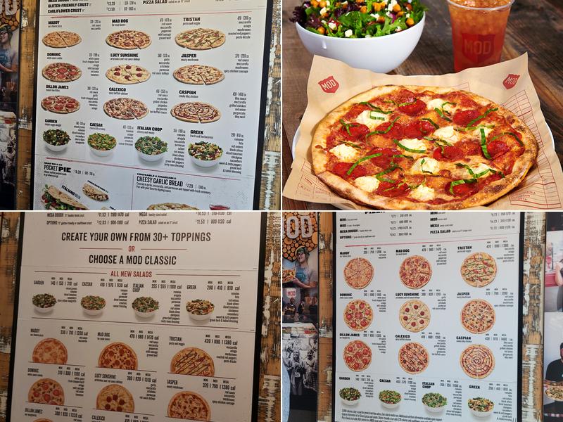 MOD Pizza Menu