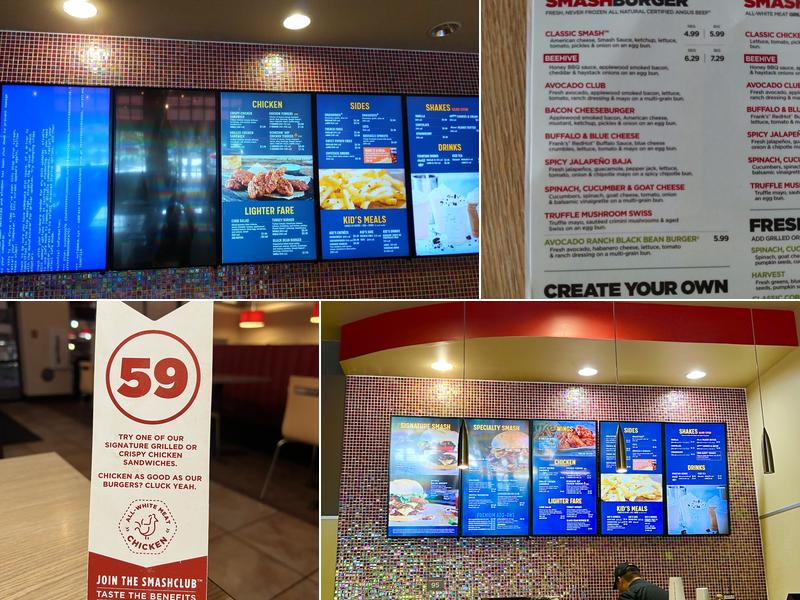 Smashburger Menu