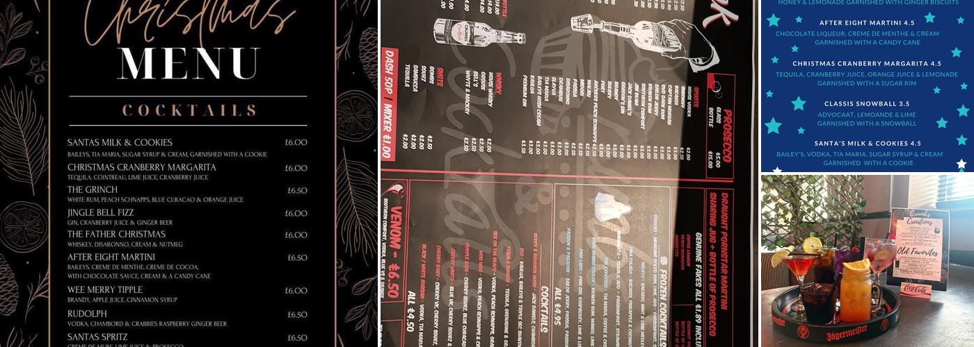 Crumbs & Cocktails Menu