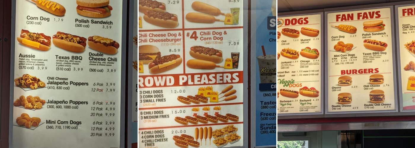 Wienerschnitzel Menu