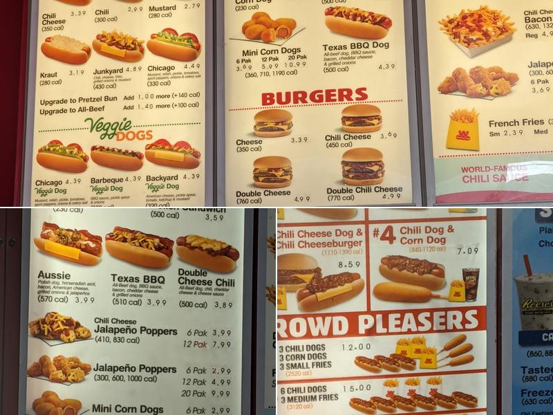 Wienerschnitzel Menu