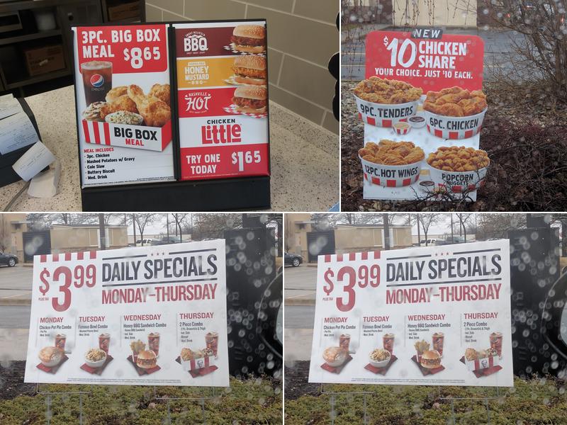 KFC Menu