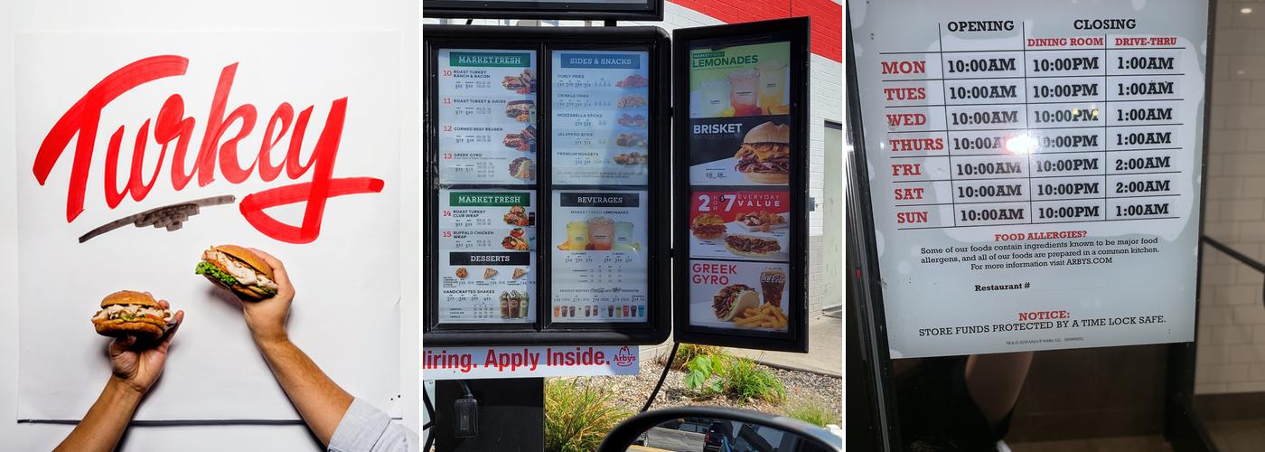 Arby's Menu