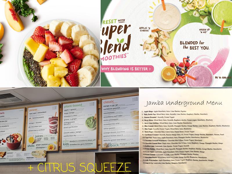 Jamba Menu