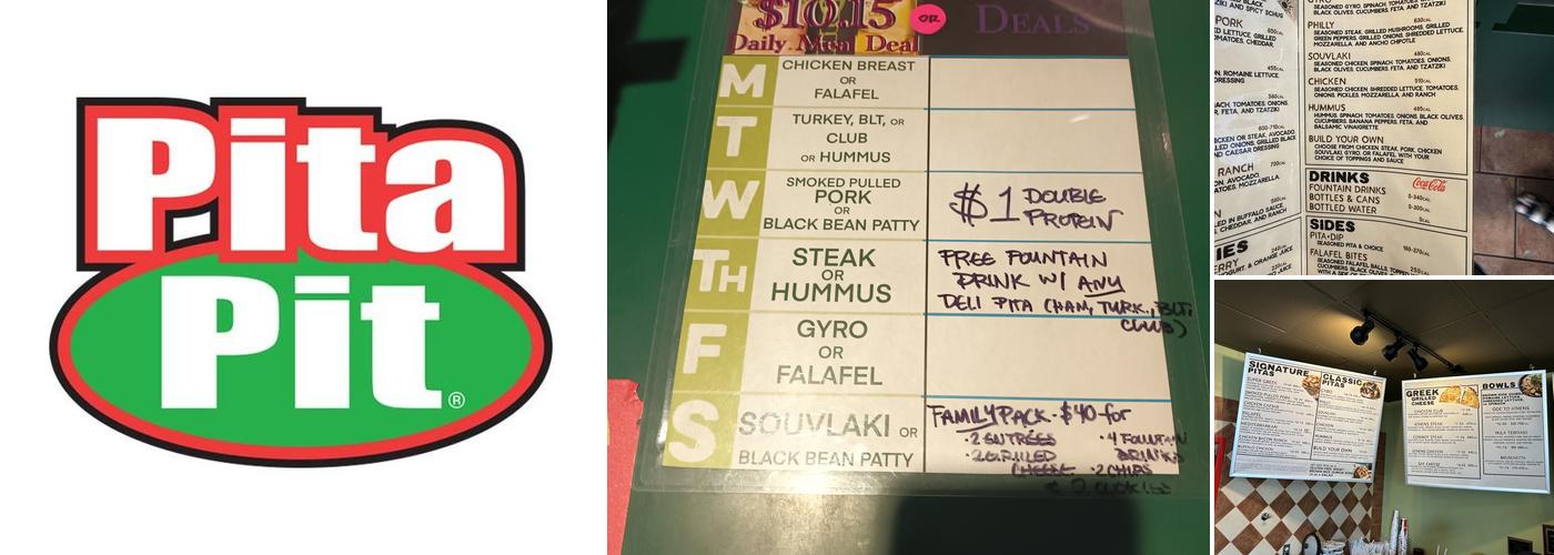 Pita Pit Menu