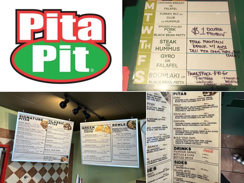 Pita Pit Menu