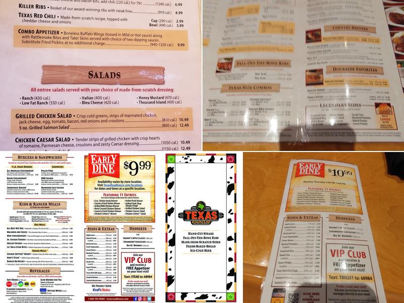 Texas Roadhouse Menu