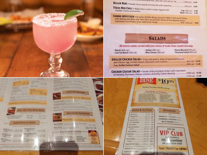 Texas Roadhouse Menu