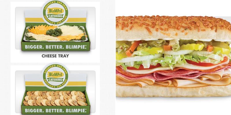 Blimpie Menu
