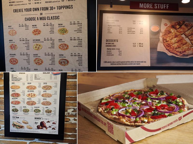 MOD Pizza Menu