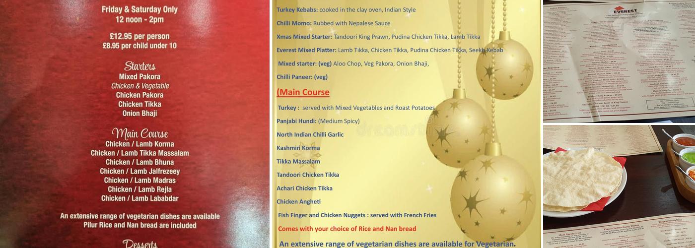 Everest Inn Menu