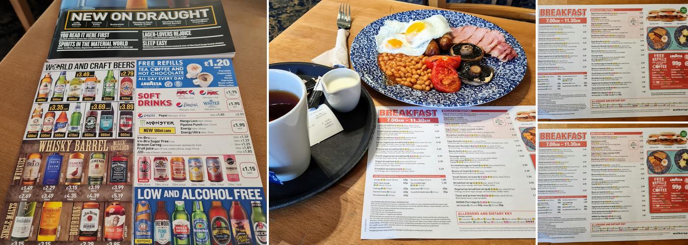 The Guildhall & Linen Exchange - JD Wetherspoon Menu