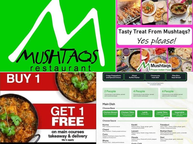 Mushtaqs Menu
